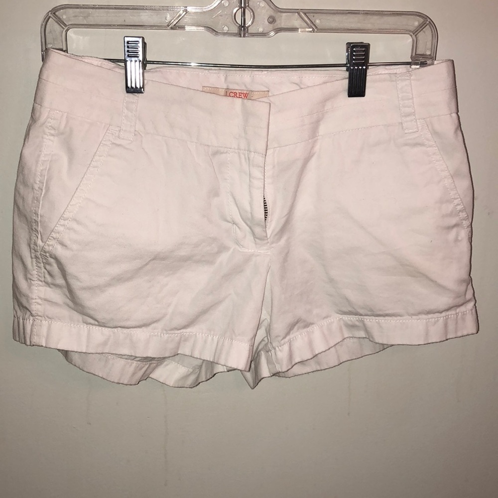White J Crew Shorts